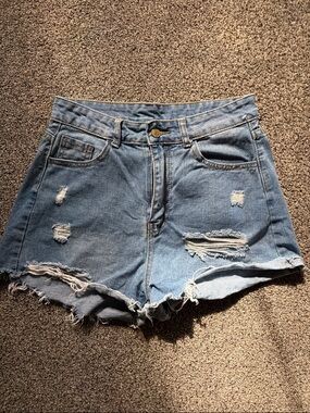 Denim Distressed Women’s Shorts